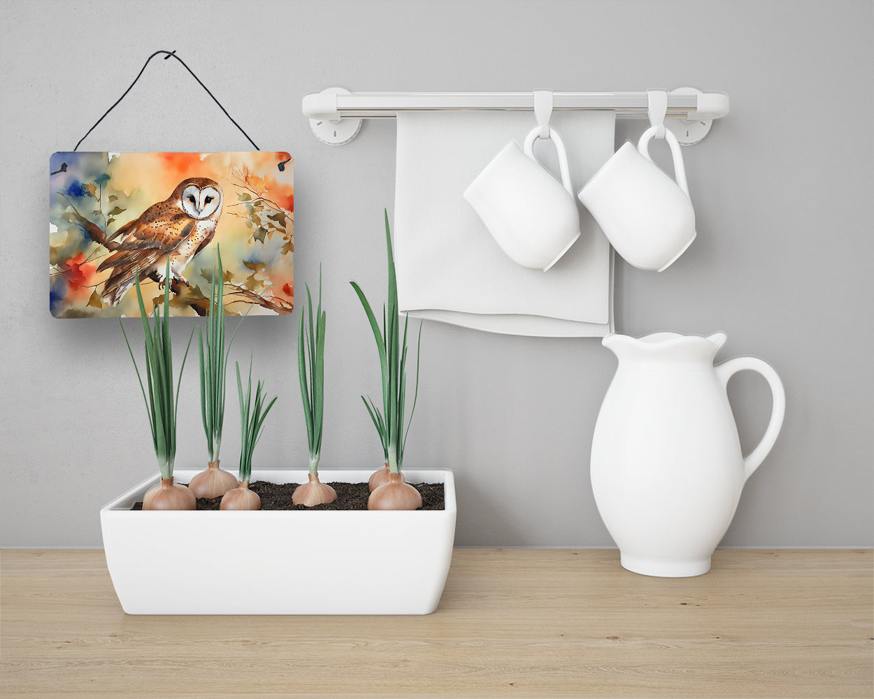 Barn Owl Wall or Door Hanging Prints