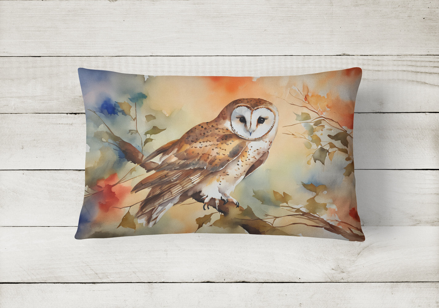 Barn Owl Throw Pillow