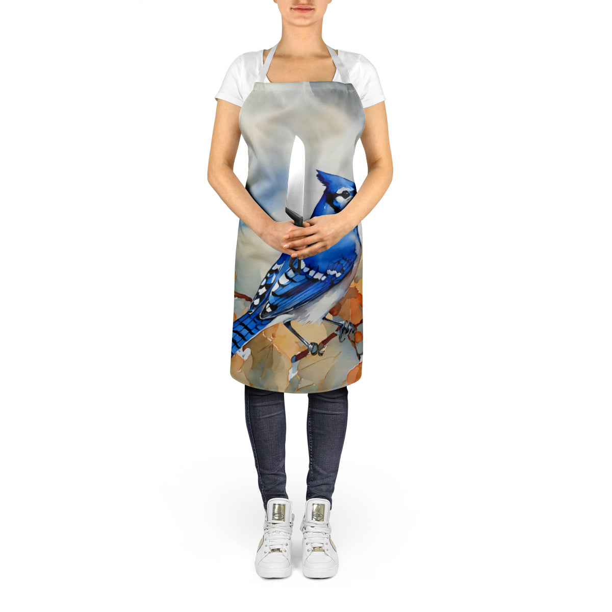 Blue Jay Apron