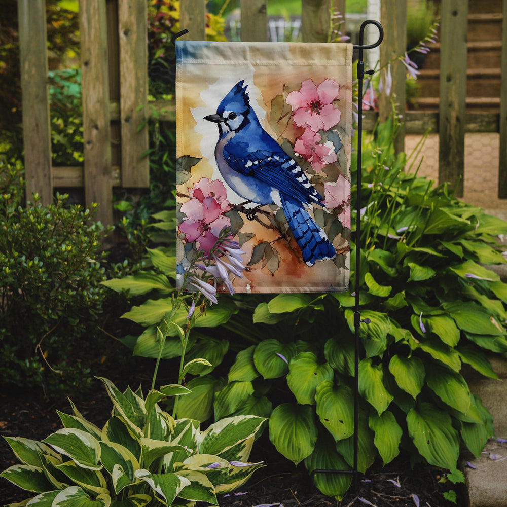 Blue Jay Garden Flag