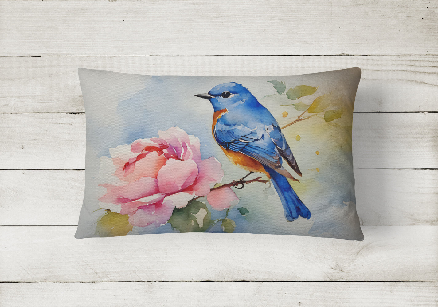 Bluebird Throw Pillow