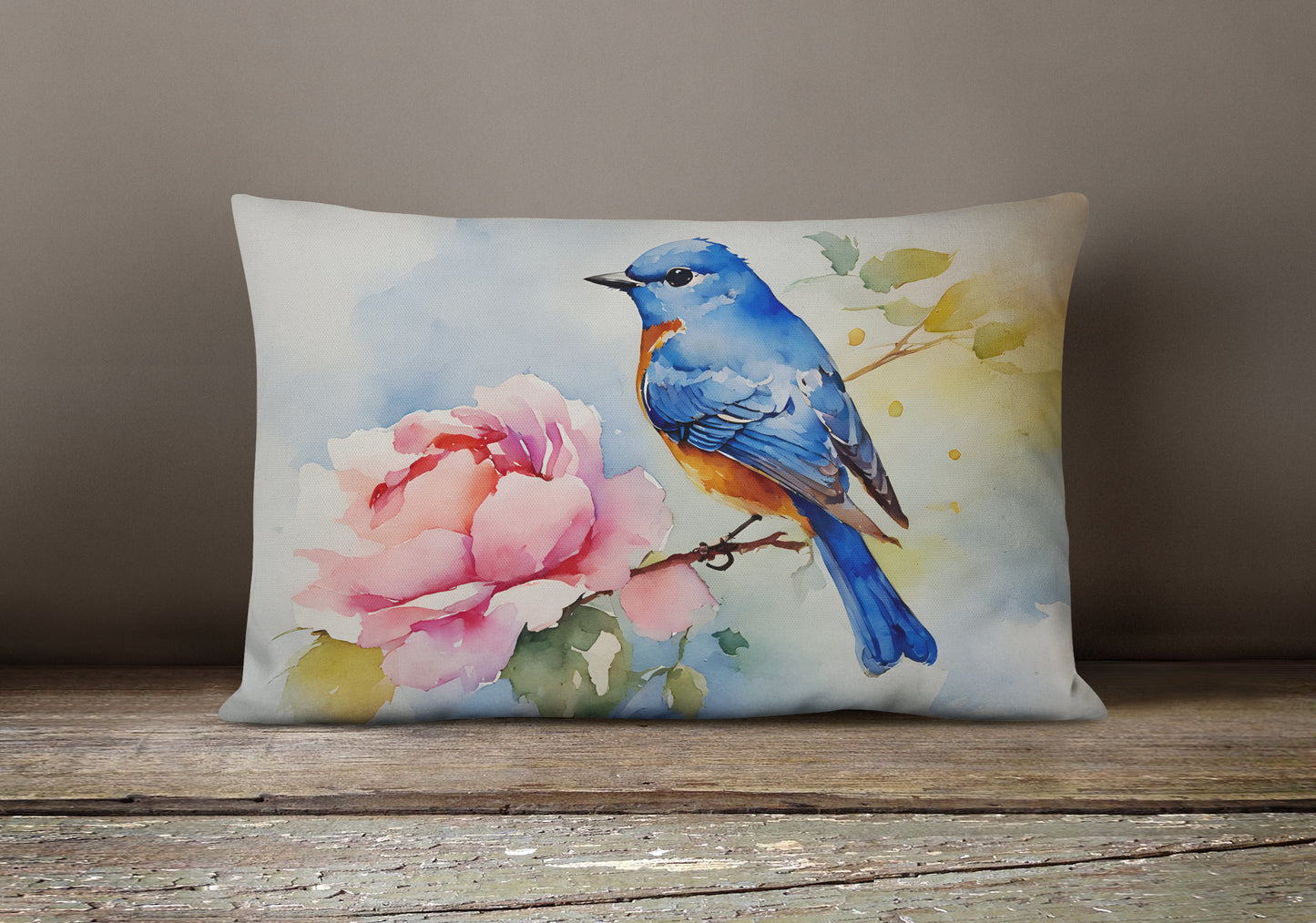 Bluebird Throw Pillow