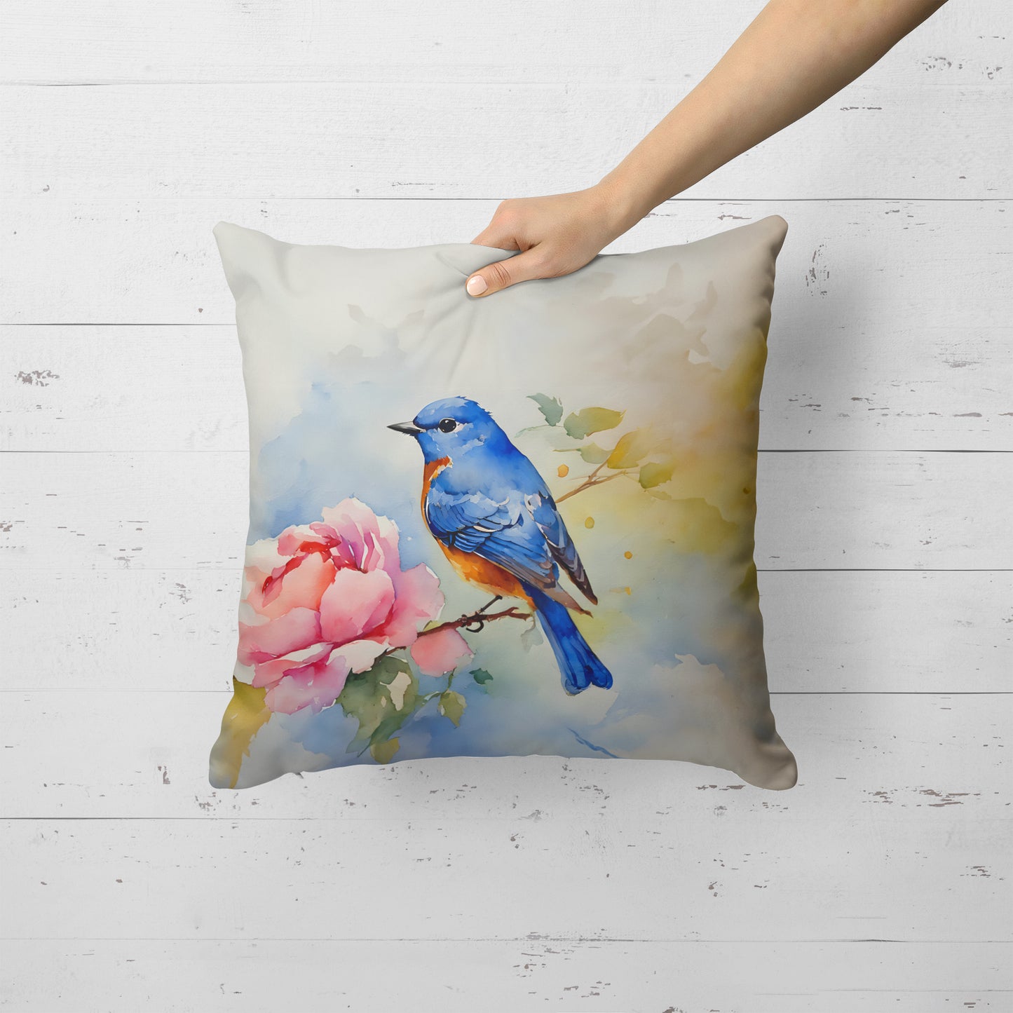 Bluebird Throw Pillow