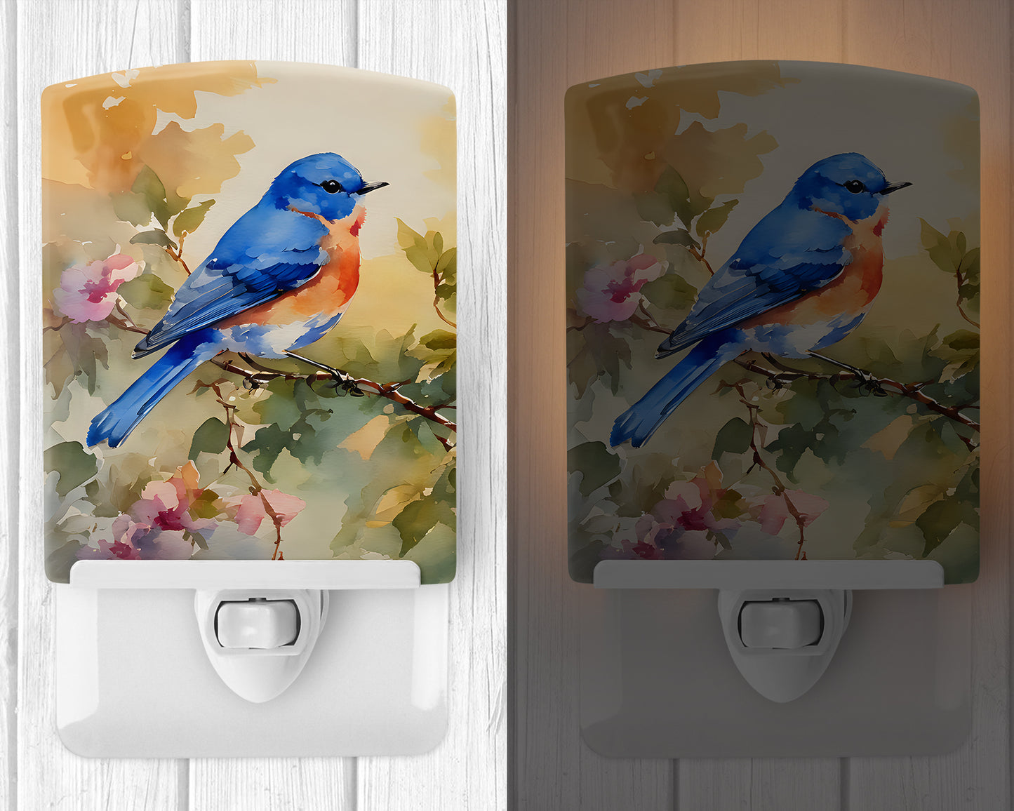 Bluebird Ceramic Night Light