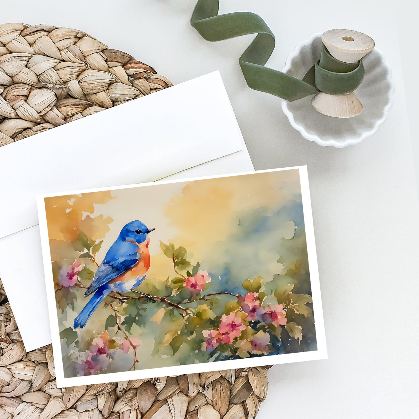 Bluebird Greeting Cards Pack of 8