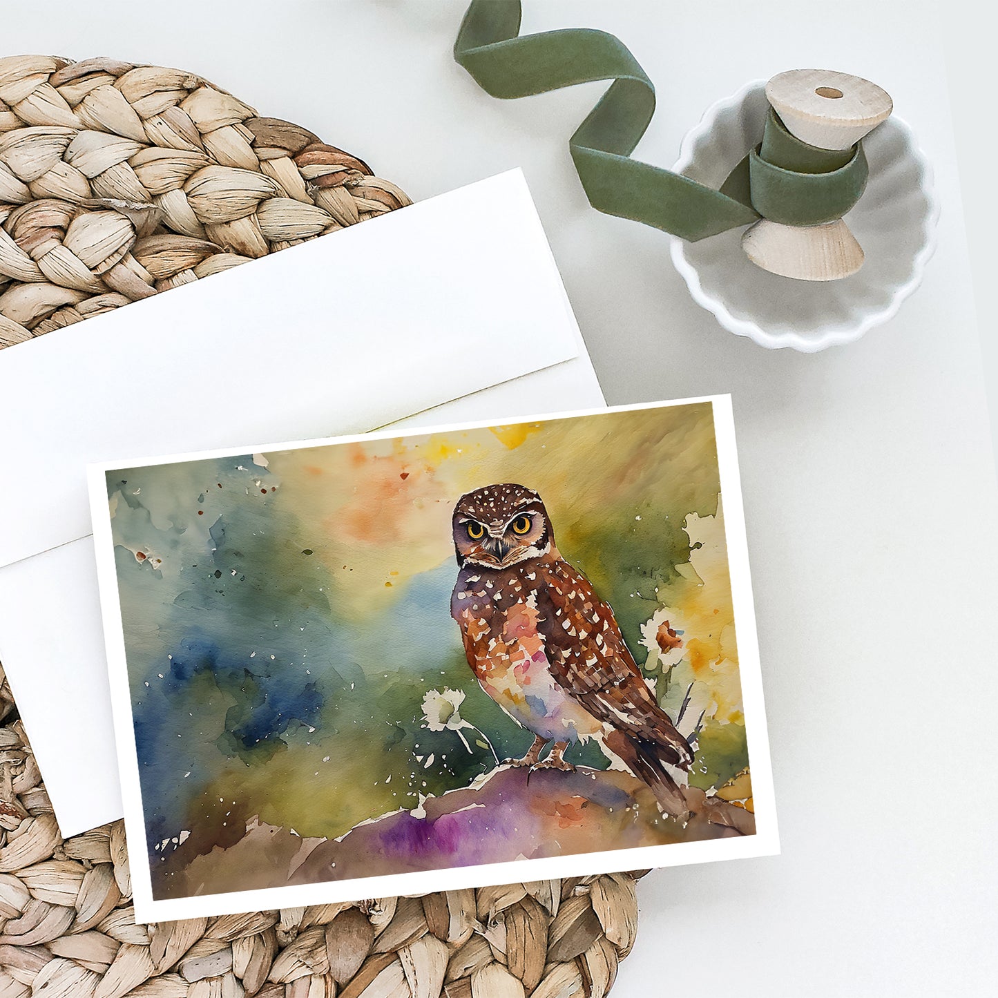 Burrowing Owl Greeting Cards Pack of 8