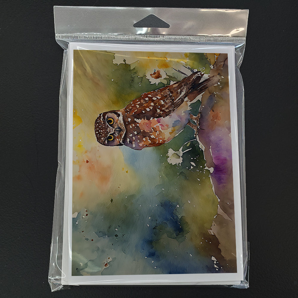 Burrowing Owl Greeting Cards Pack of 8