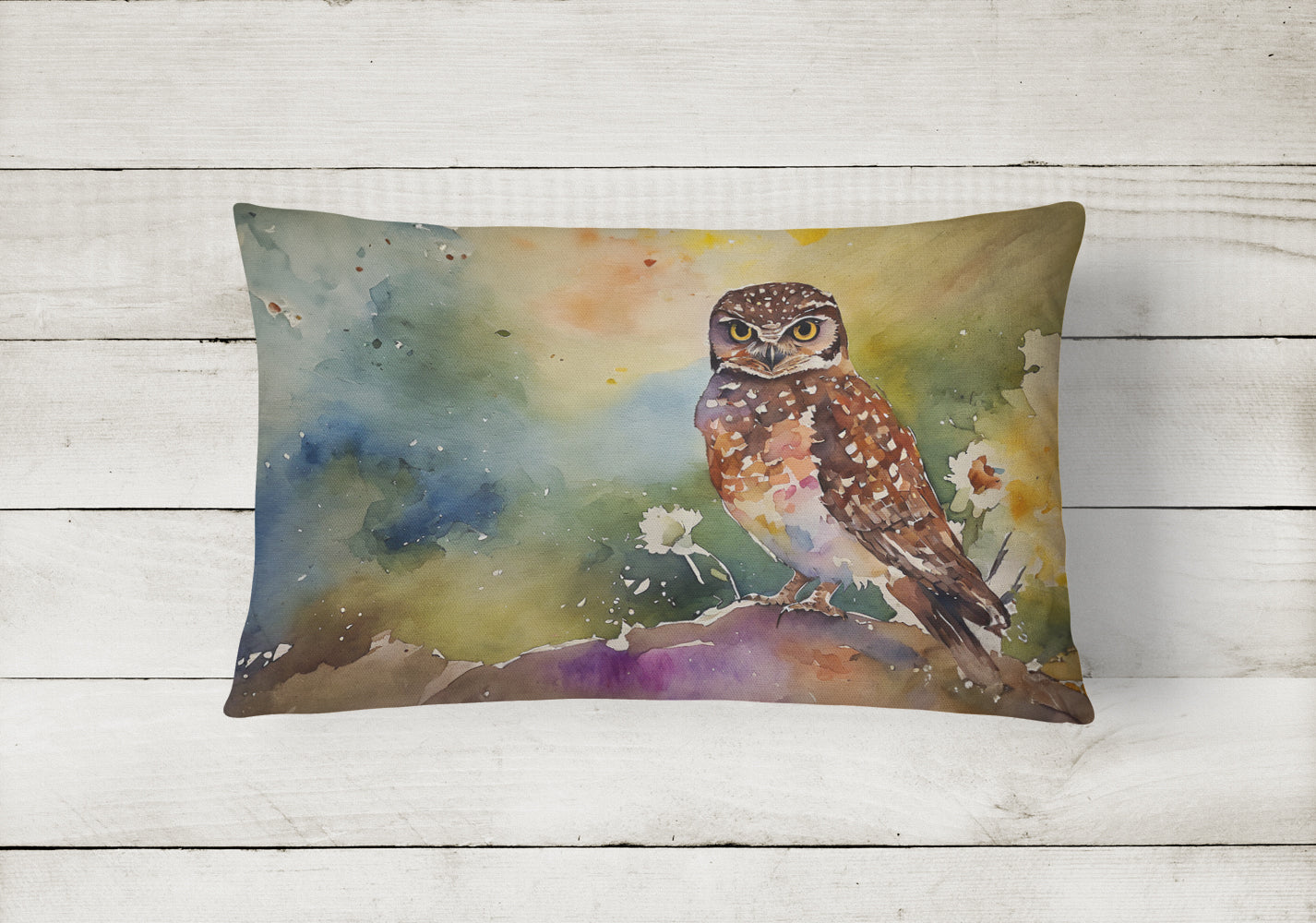 Burrowing Owl Throw Pillow