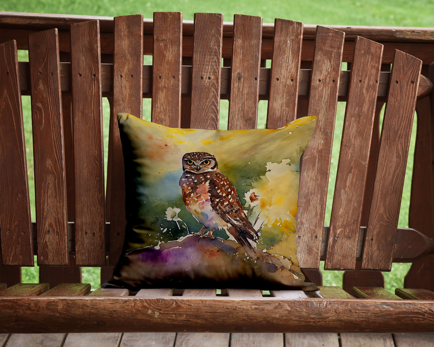 Burrowing Owl Throw Pillow