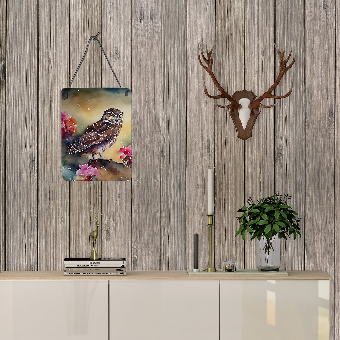 Burrowing Owl Wall or Door Hanging Prints