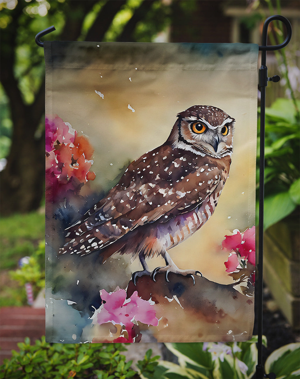 Burrowing Owl Garden Flag