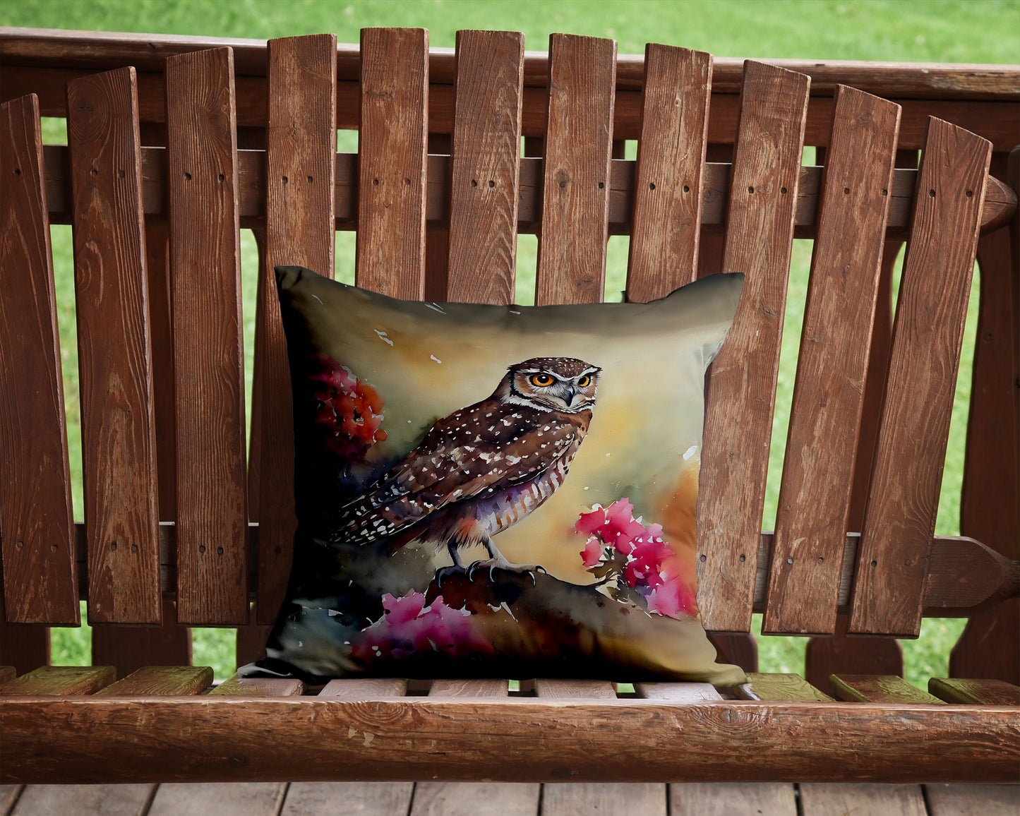 Burrowing Owl Throw Pillow