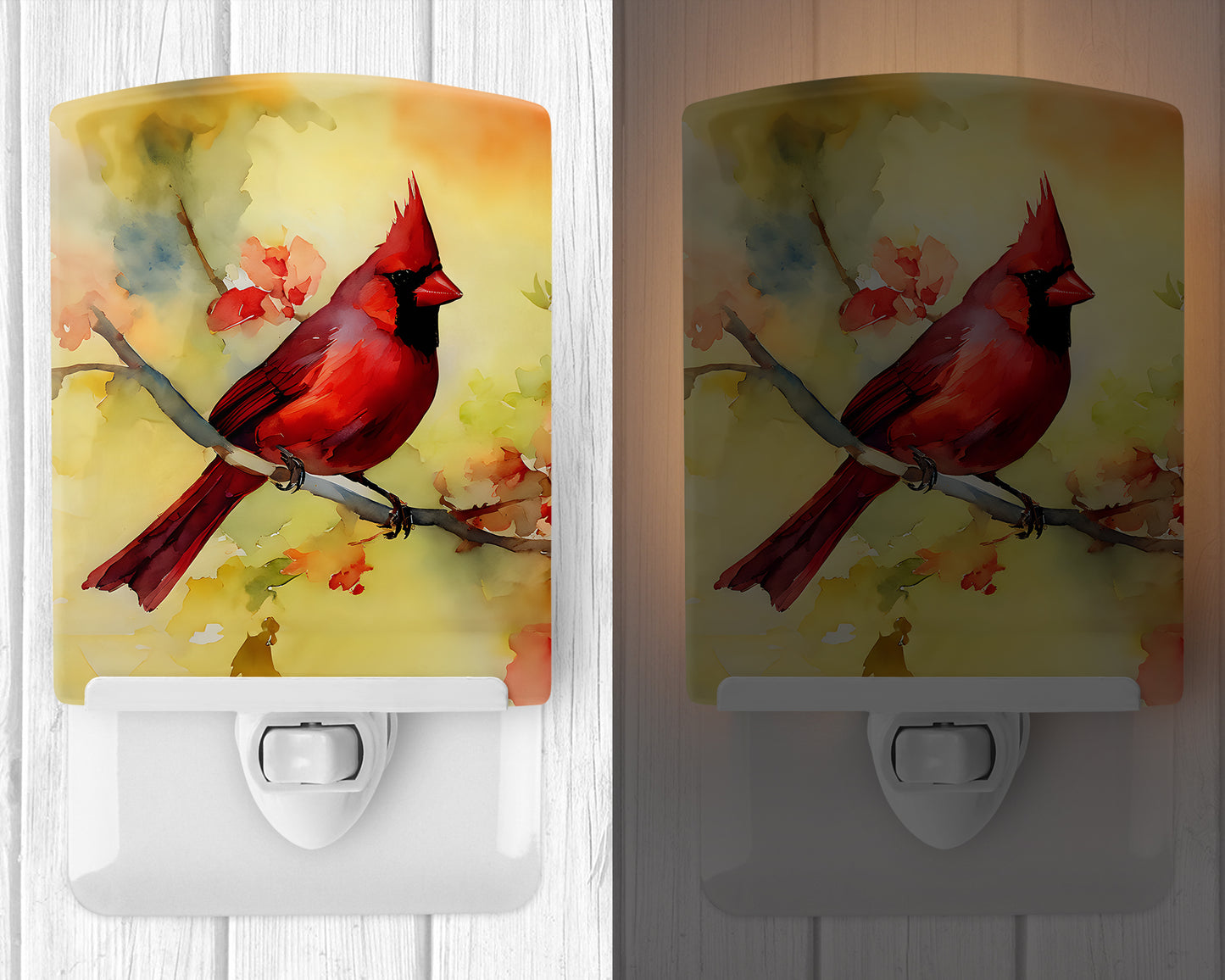 Cardinal Ceramic Night Light