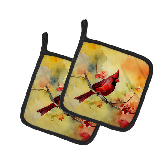 Buy this Cardinal Pair of Pot Holders