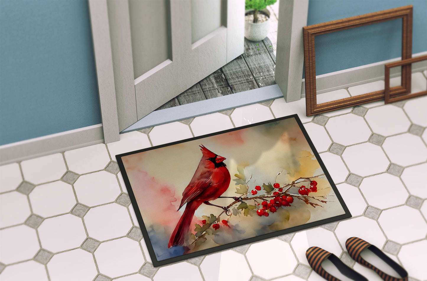 Cardinal Doormat