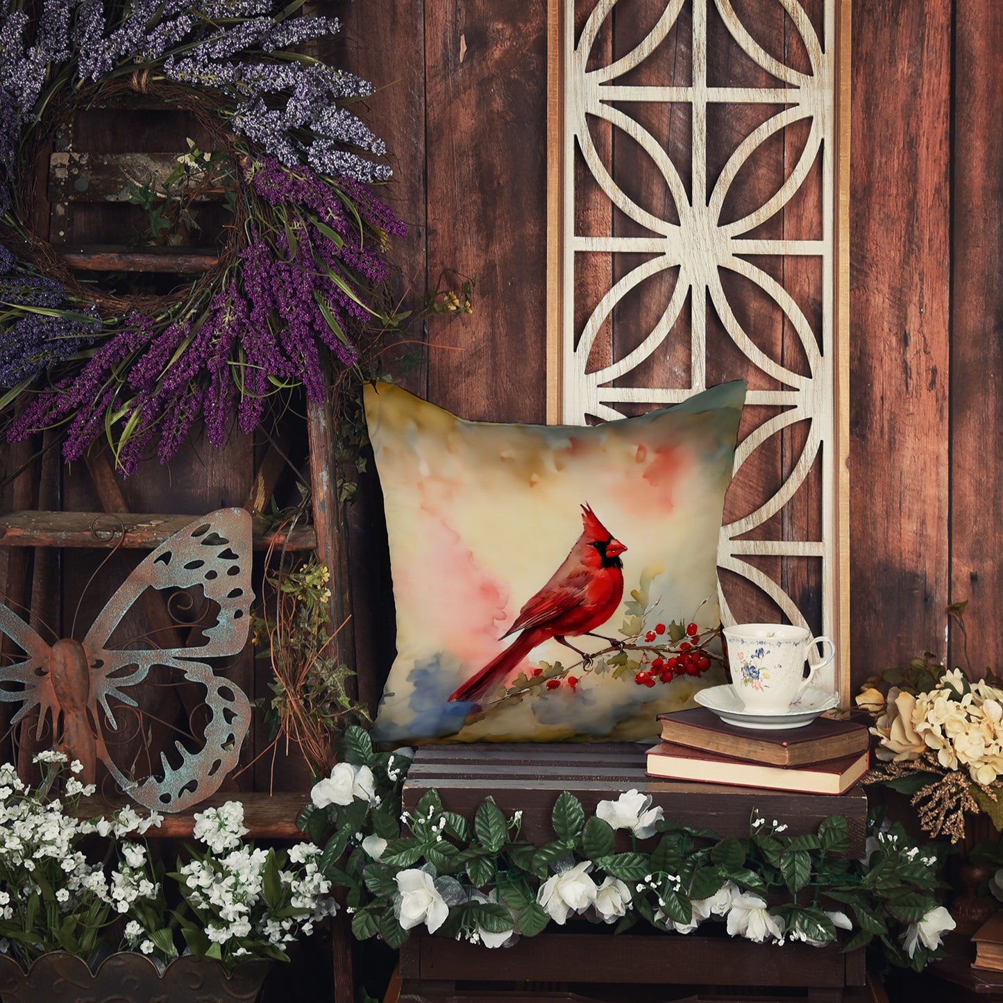 Cardinal Throw Pillow