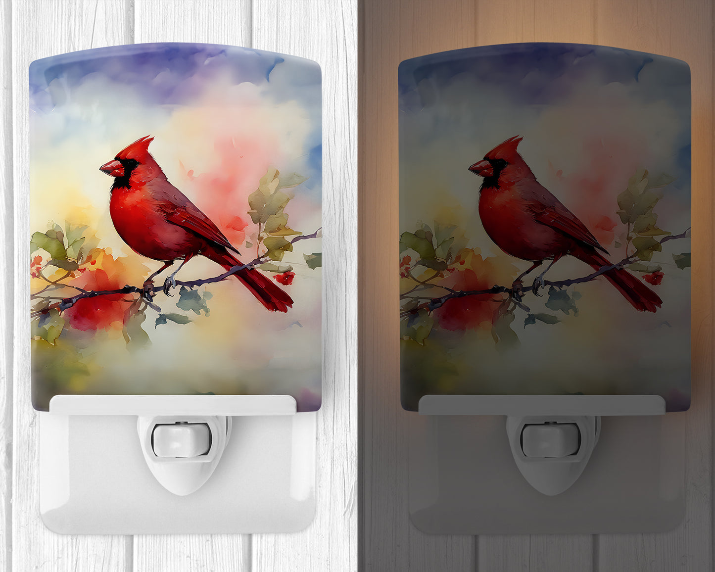 Cardinal Ceramic Night Light