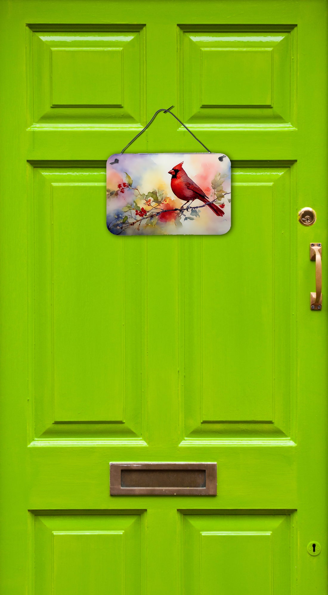 Cardinal Wall or Door Hanging Prints