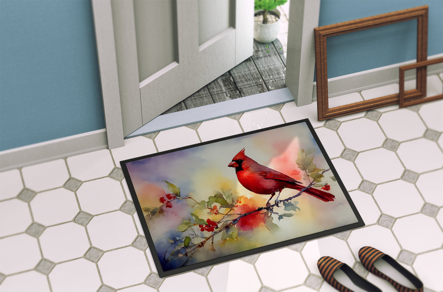 Cardinal Doormat