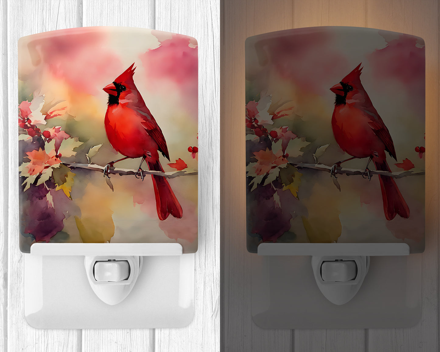 Cardinal Ceramic Night Light