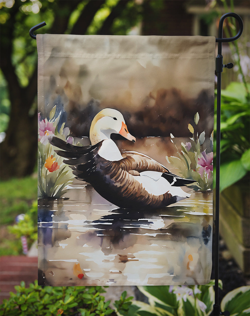 Common Eider Duck Garden Flag