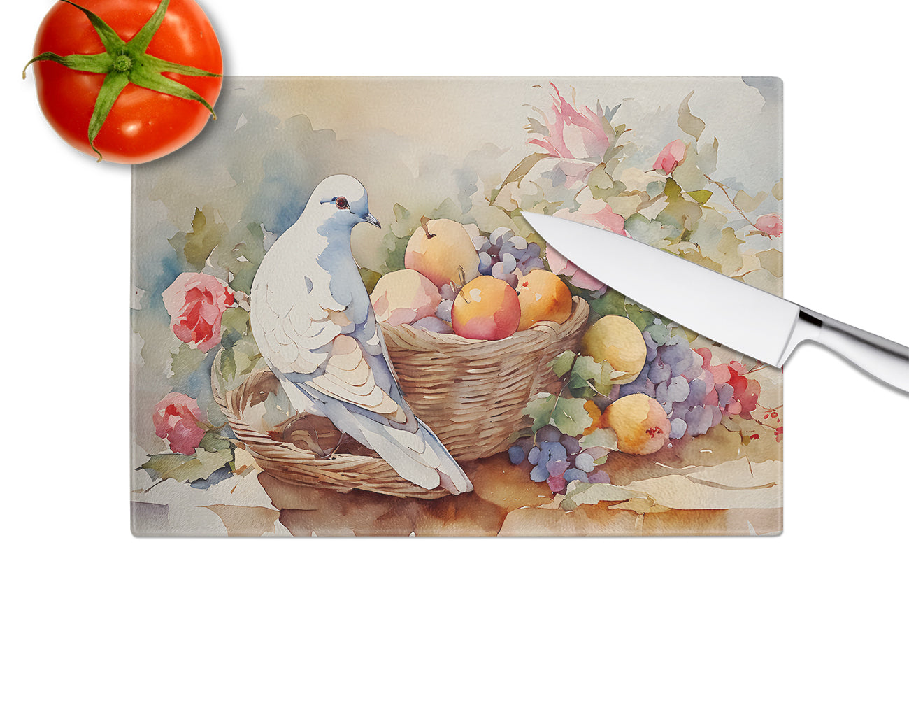 Dove Glass Cutting Board