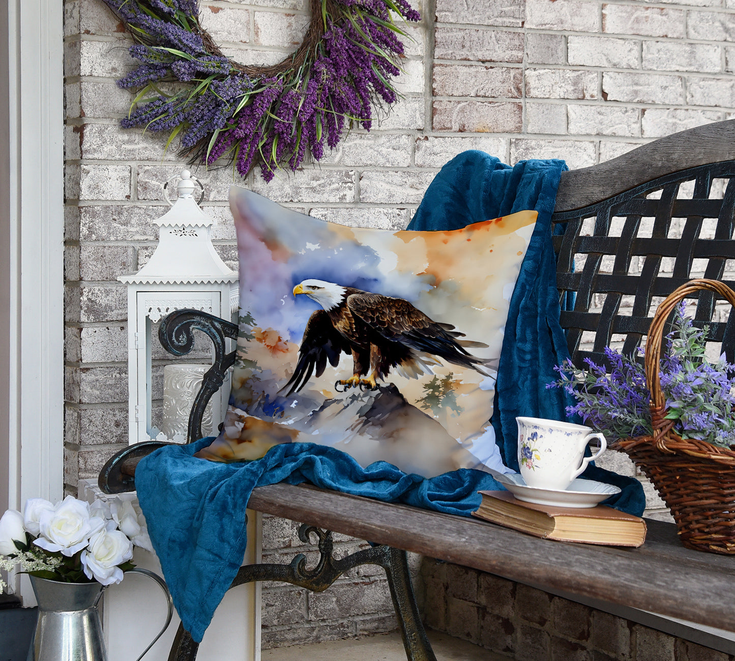 Eagle Throw Pillow