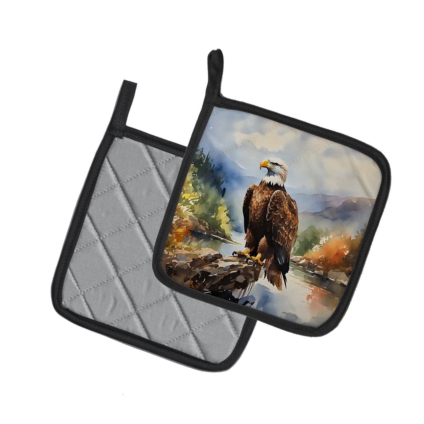 Eagle Pair of Pot Holders