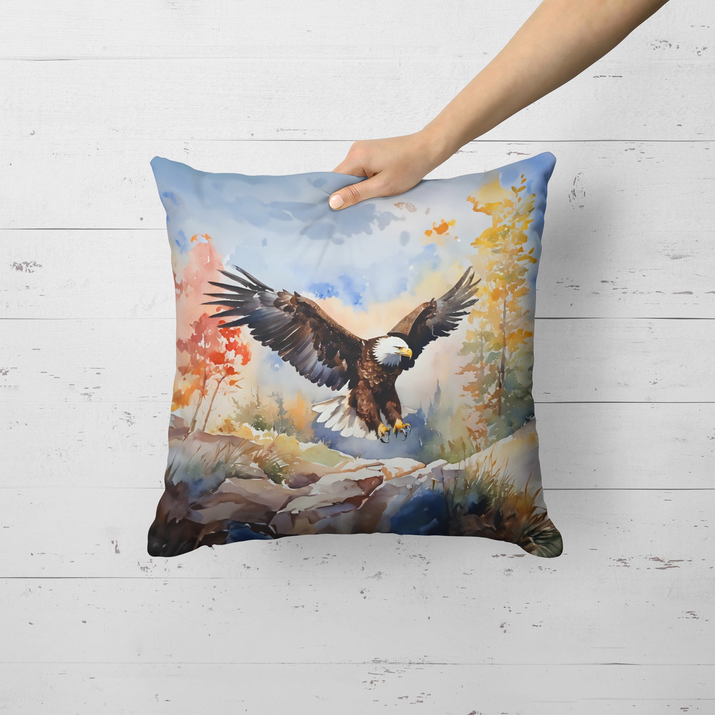 Eagle Throw Pillow