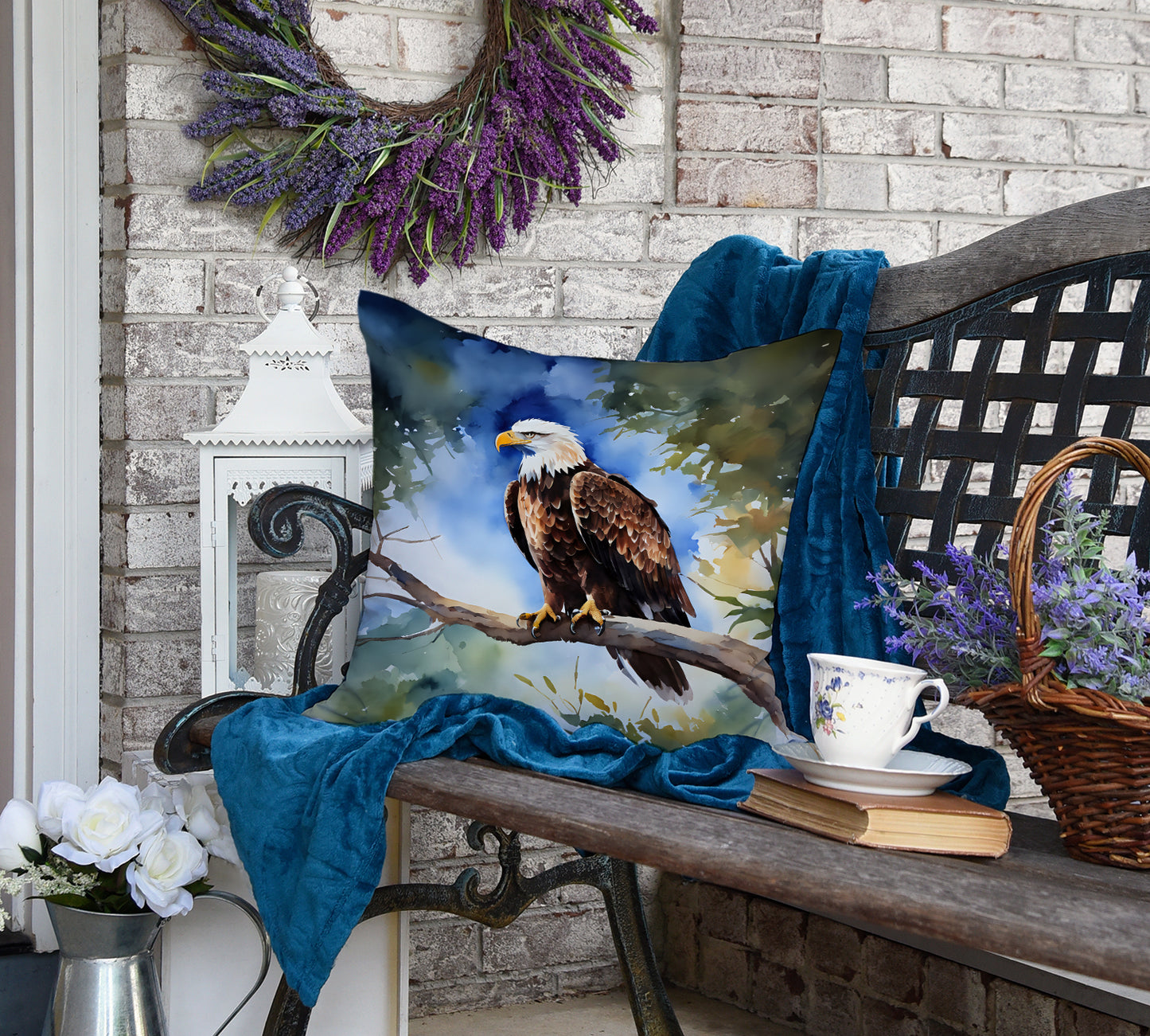 Eagle Throw Pillow