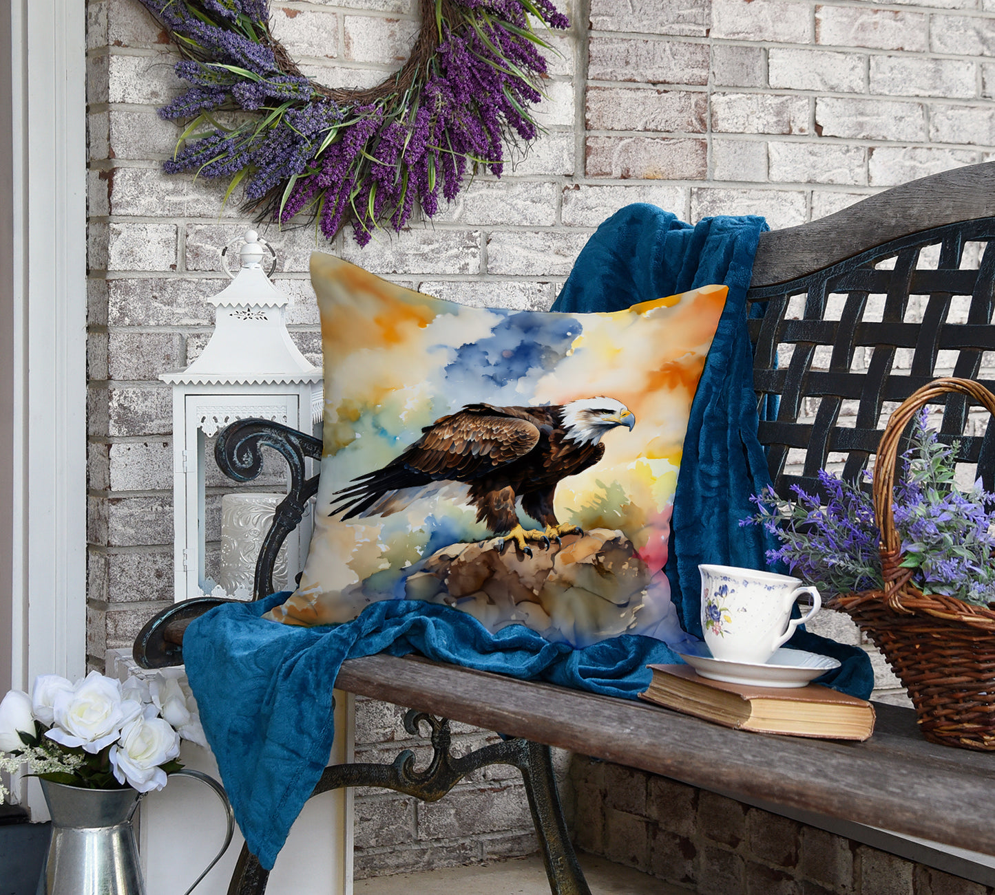 Eagle Throw Pillow