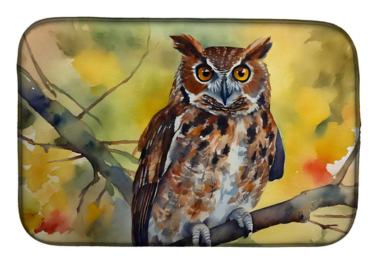 Buy this Eastern Screech Owl Dish Drying Mat