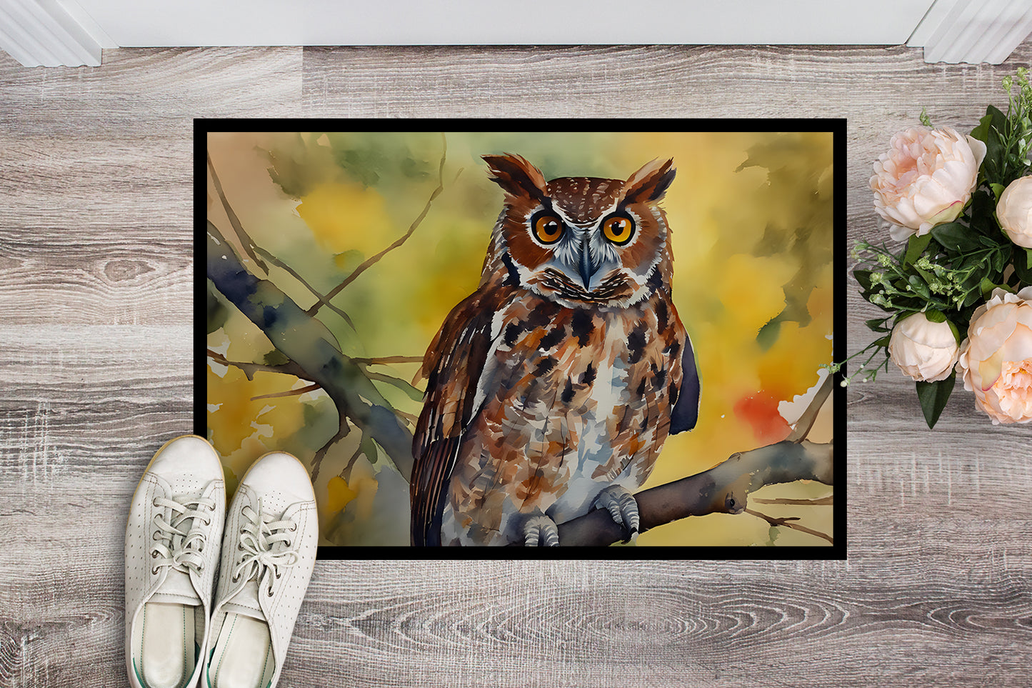 Eastern Screech Owl Doormat