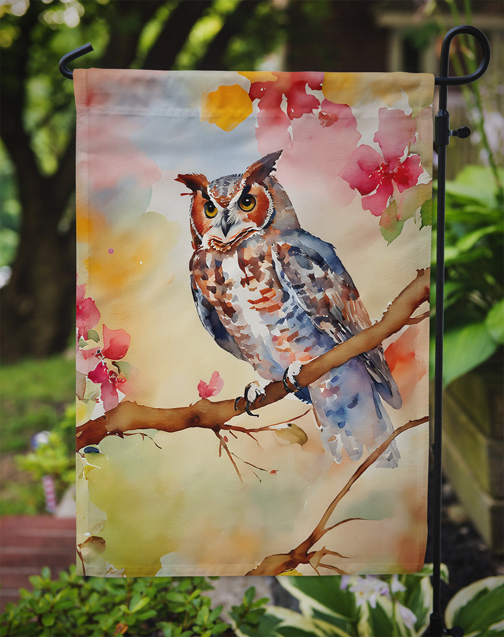 Eastern Screech Owl Garden Flag