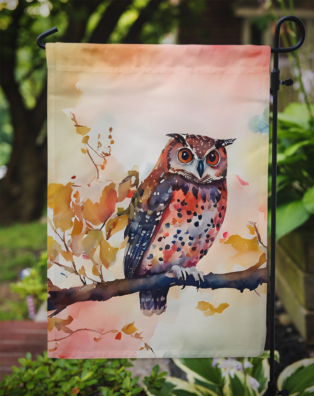 Elf Owl Garden Flag