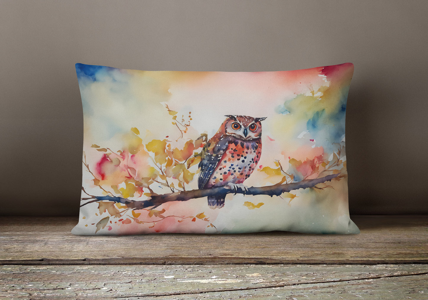 Elf Owl Throw Pillow