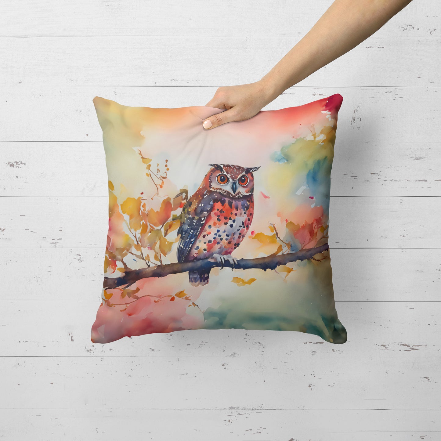 Elf Owl Throw Pillow