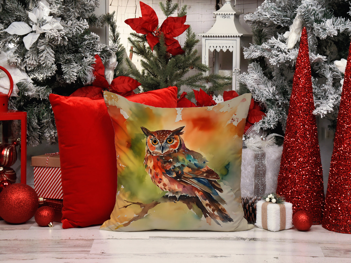 Elf Owl Throw Pillow