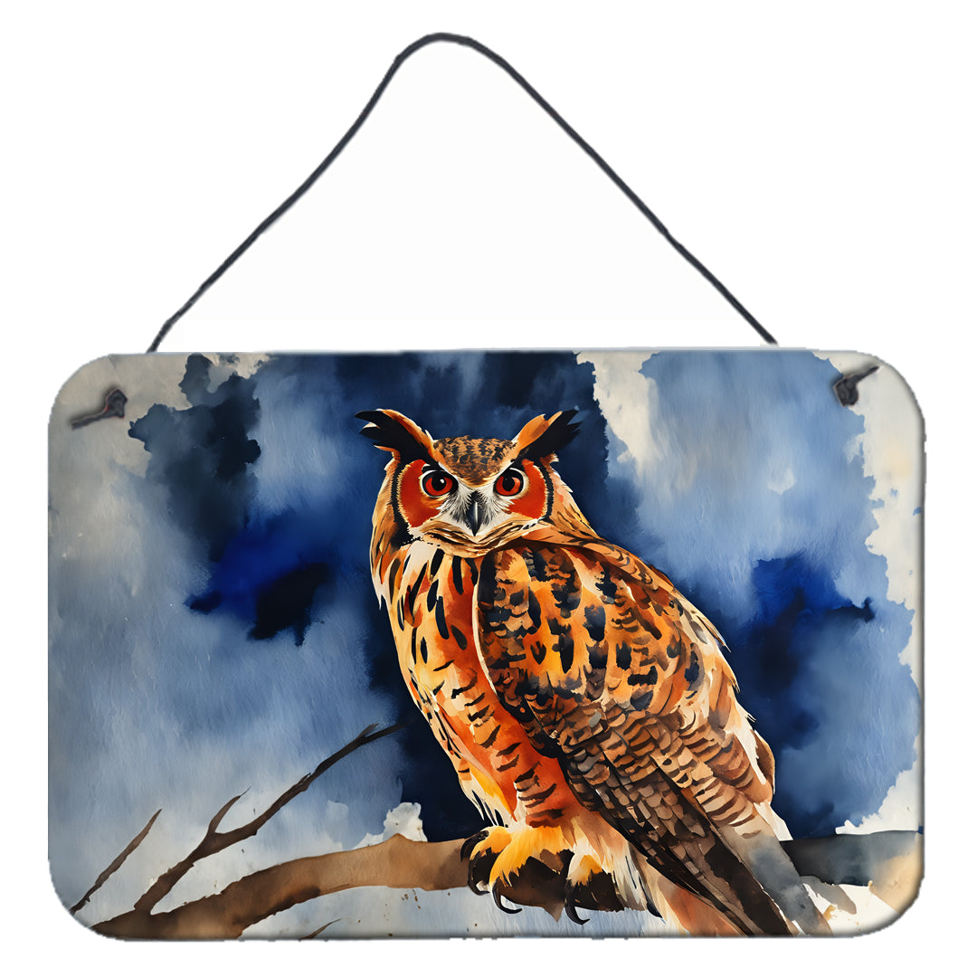 Buy this Eurasian Eagle Owl Wall or Door Hanging Prints