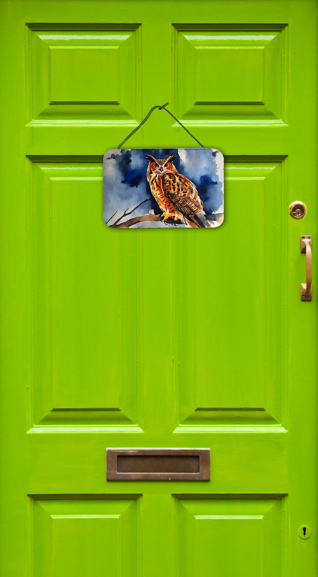 Eurasian Eagle Owl Wall or Door Hanging Prints