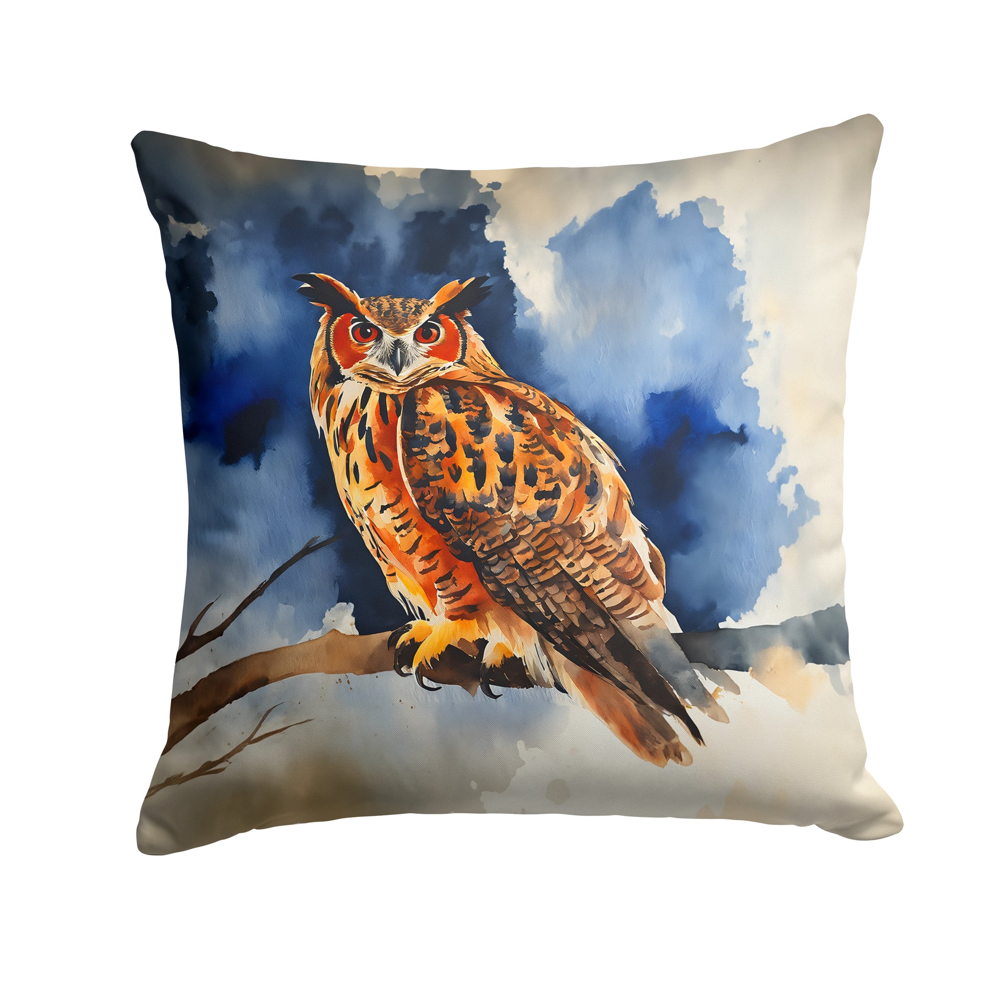 Buy this Eurasian Eagle Owl Throw Pillow