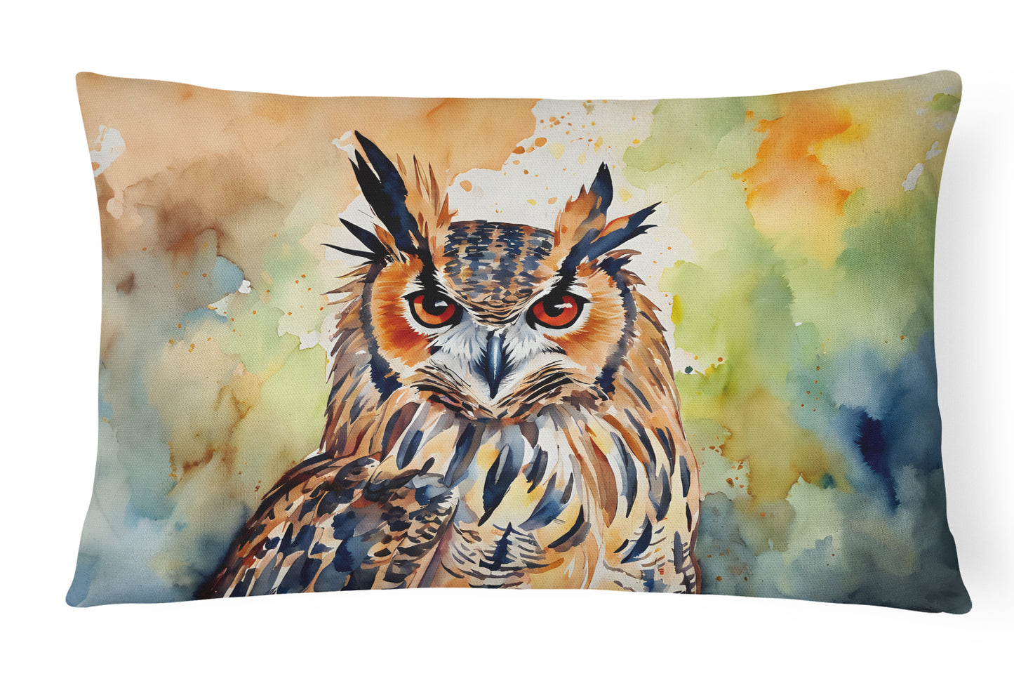 Buy this Eurasian Eagle Owl Throw Pillow