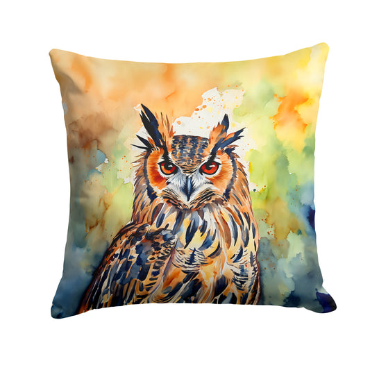 Buy this Eurasian Eagle Owl Throw Pillow