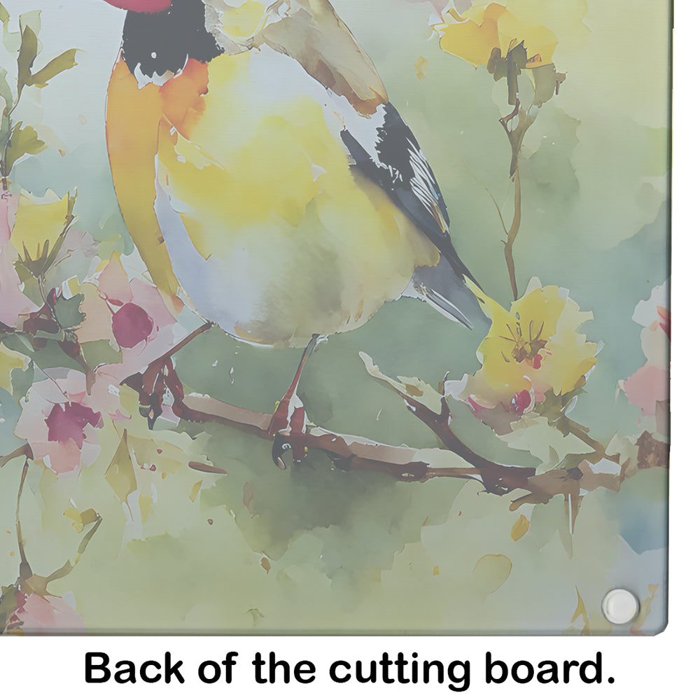 Goldfinch Glass Cutting Board