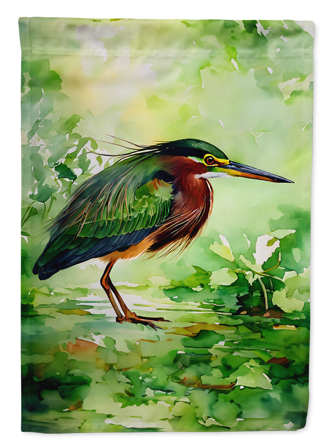 Buy this Green Heron House Flag