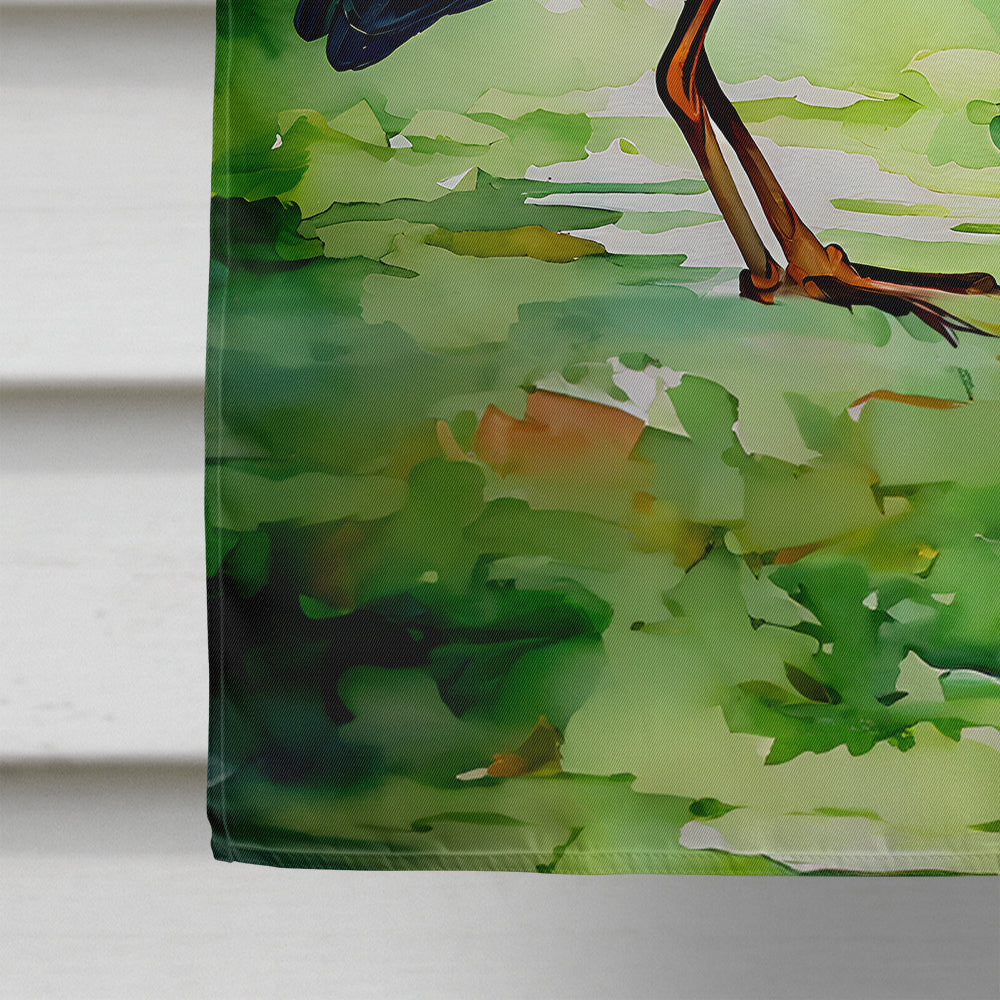 Green Heron House Flag