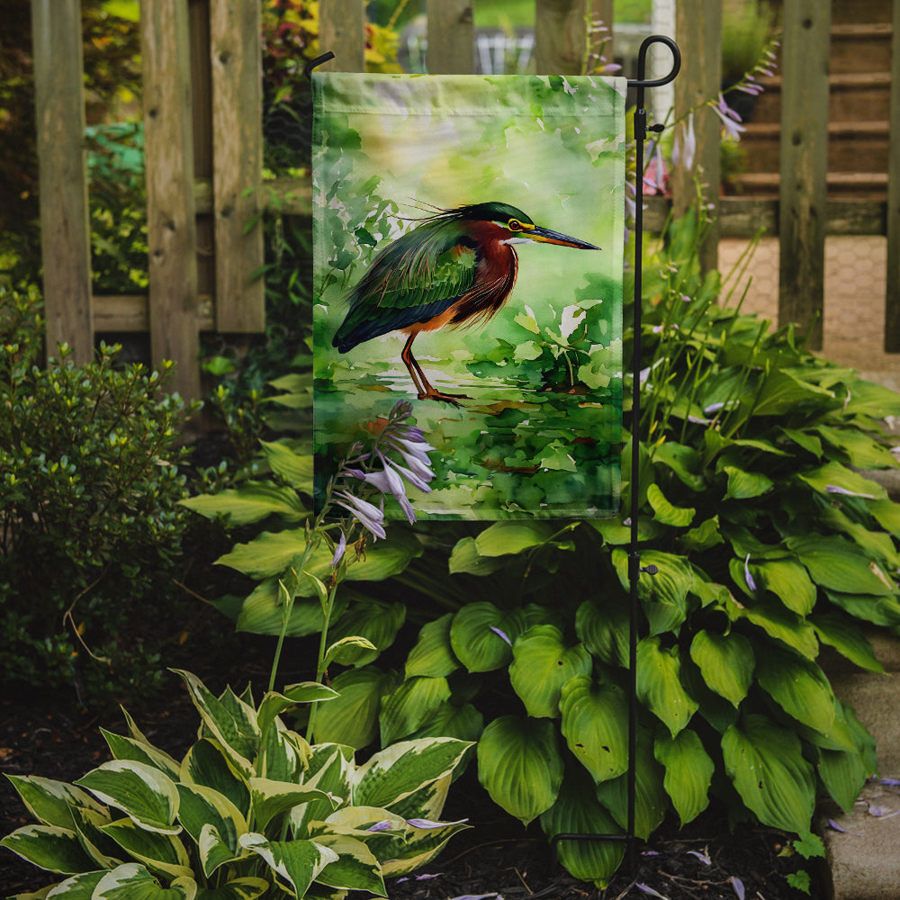 Green Heron Garden Flag