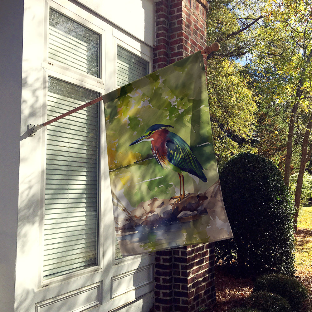 Green Heron House Flag