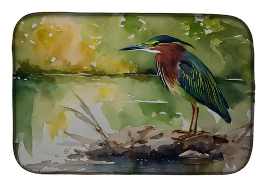 Buy this Green Heron Dish Drying Mat