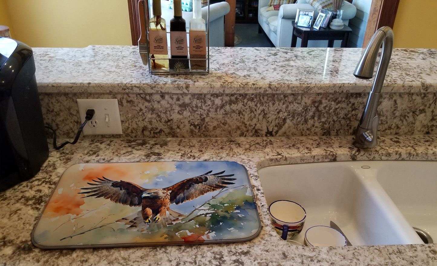 Hawk Dish Drying Mat